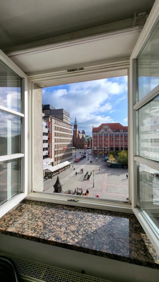 Prywatne Studio Dla 4 Osob Z Widokiem Na Rynek I Plac Solny! Breslavia Esterno foto